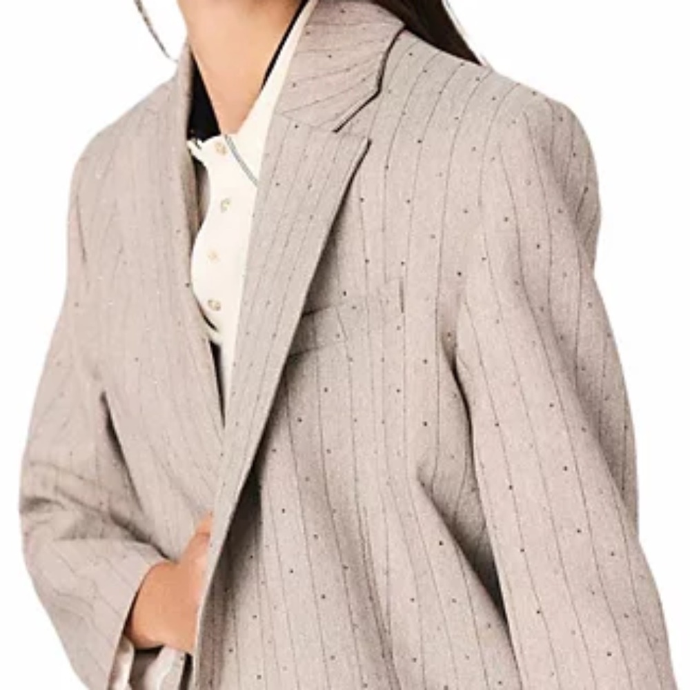 Vafil Rhinestone Suit Jacket - Picture 2 of 9